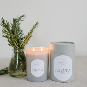 Candles | Linnea's Lights Linnea's Lights Double Wick Candle Lavender Rosemary