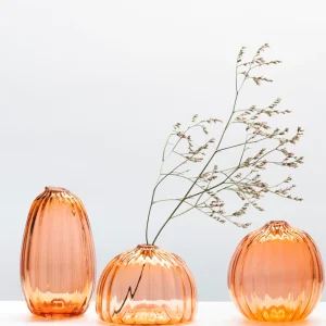 Home Decor | Pillows | Little Tomato Glass Bud Vases Apricot