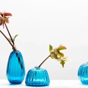 Home Decor | Pillows | Little Tomato Glass Bud Vases Aqua