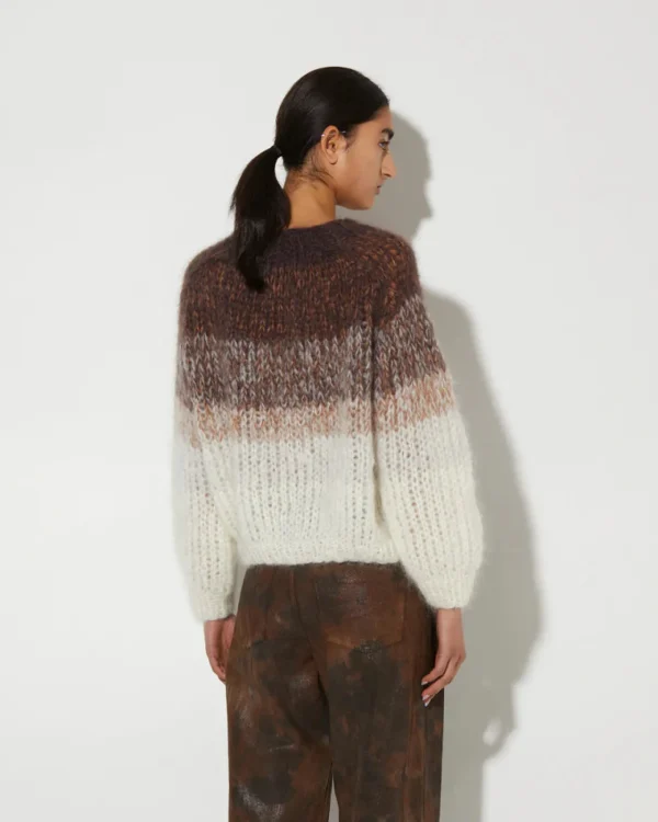 Sweaters | Maiami Mohair Pullover Ombre Brown Creme
