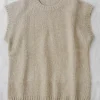 Sweaters | Makie Oversized Vest Beige