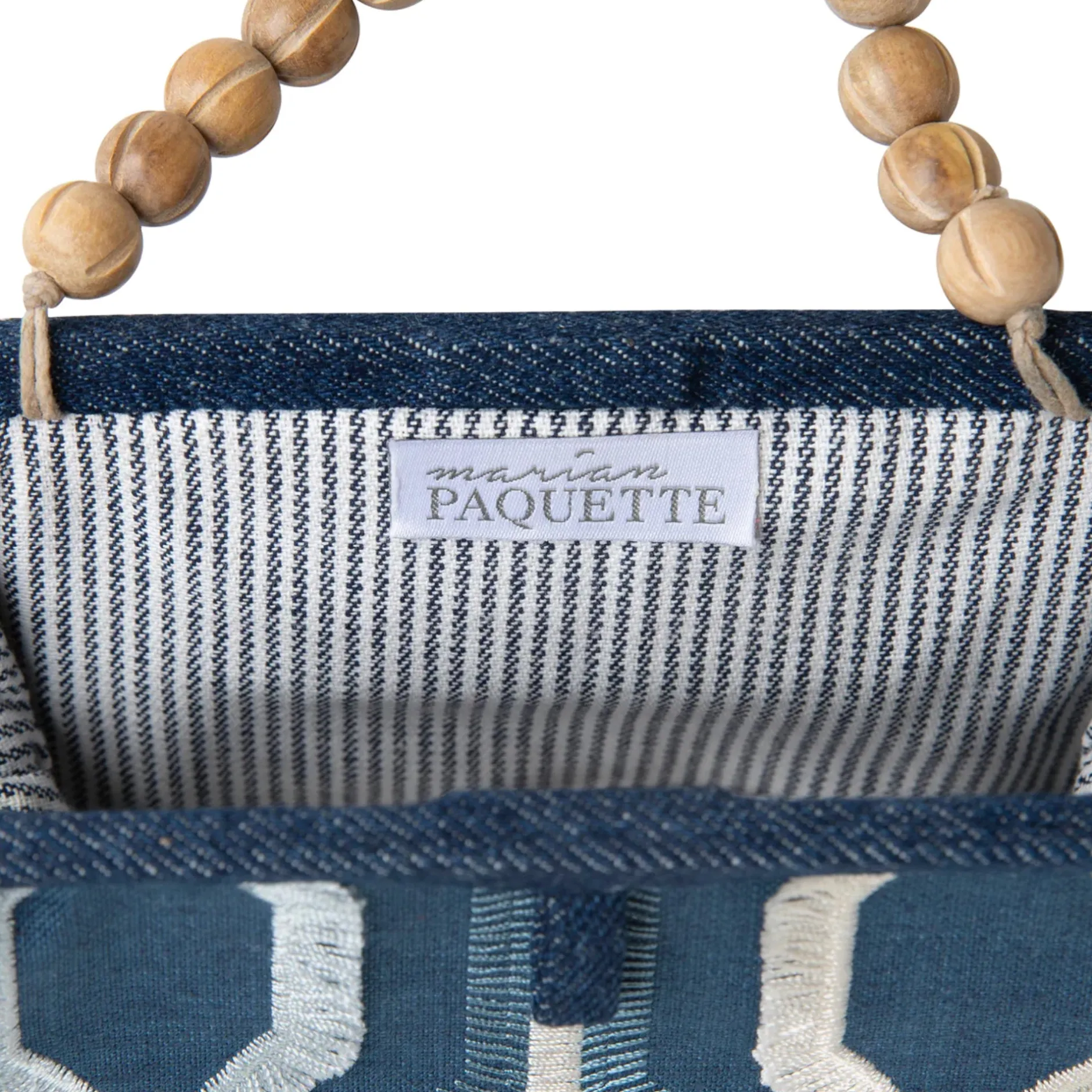 marian_paquette_danielle__1-1.webp Bags | Marian Paquette Danielle Embroidered Navy Blue / Baby Blue