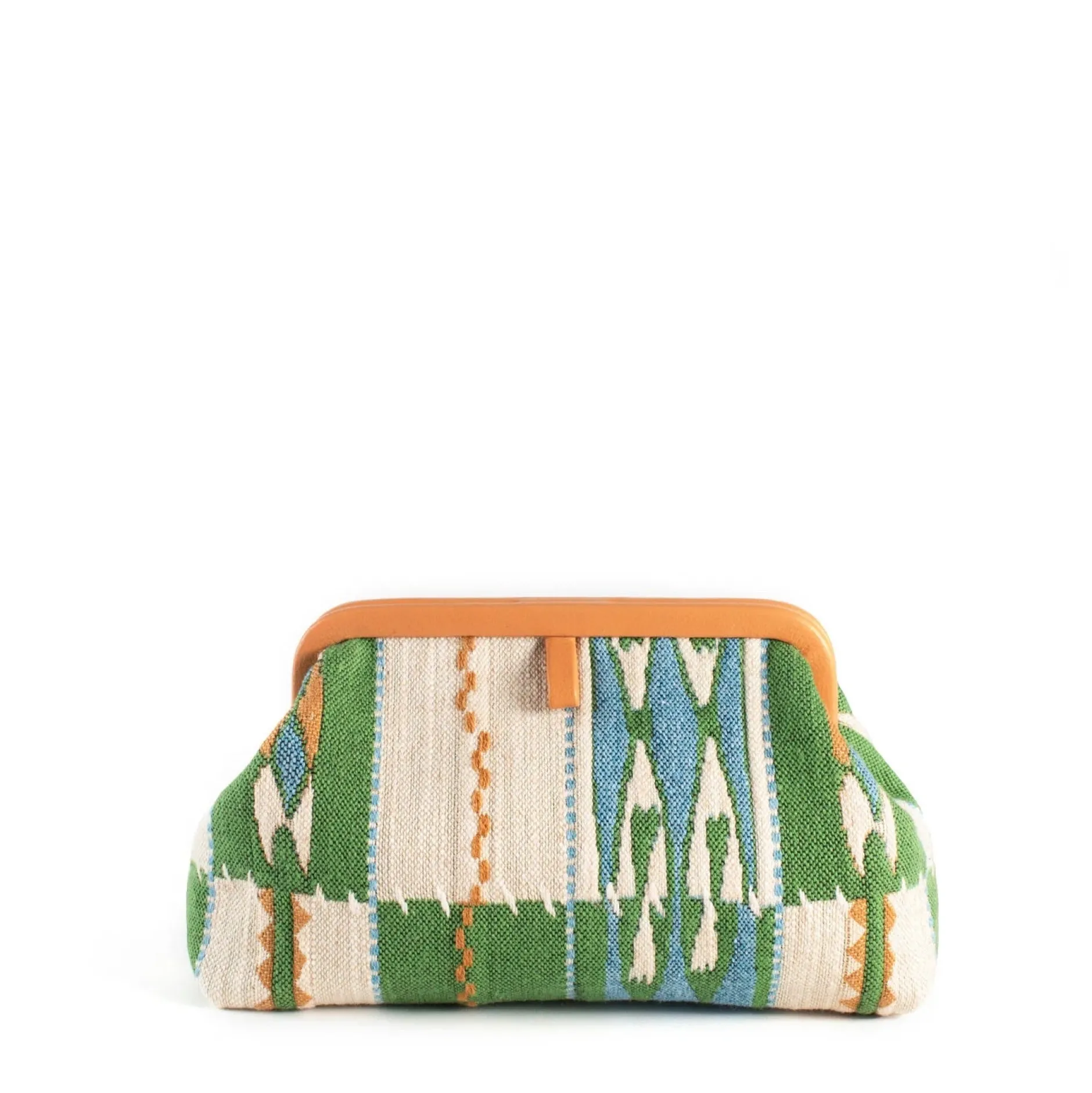 marian_paquette_liette_gr_1.webp Bags | Marian Paquette Liette Green and Natural with Baby Blue