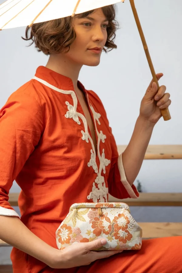 Bags | Marian Paquette Liette Taupe and Burnt Orange