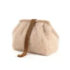 Bags | Marian Paquette Susan Mohair Clutch with Vintage Chain Natural