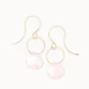 Jewelry | Melissa Joy Manning 14k Gold Rose Quartz Single Drop Earrings