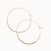 Jewelry | Melissa Joy Manning 14k Gold Extra Large Hoop 1.75" Diameter