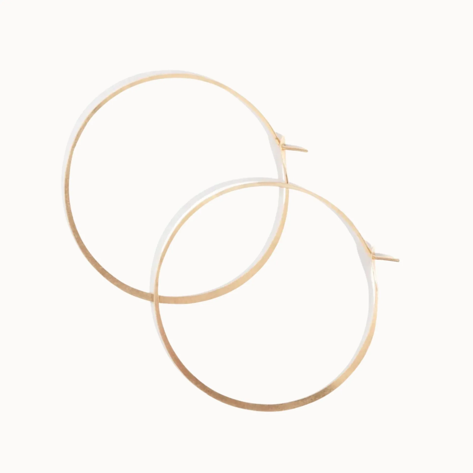 melissa_joy_manning_k_gol_0-10.webp Jewelry | Melissa Joy Manning 14k Gold Extra Large Hoop 1.75" Diameter