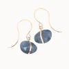Jewelry | Melissa Joy Manning 14k Gold Blue Sapphire Single Drop Earrings