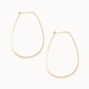 Jewelry | Melissa Joy Manning 14k Gold Large Tear Drop Hoop