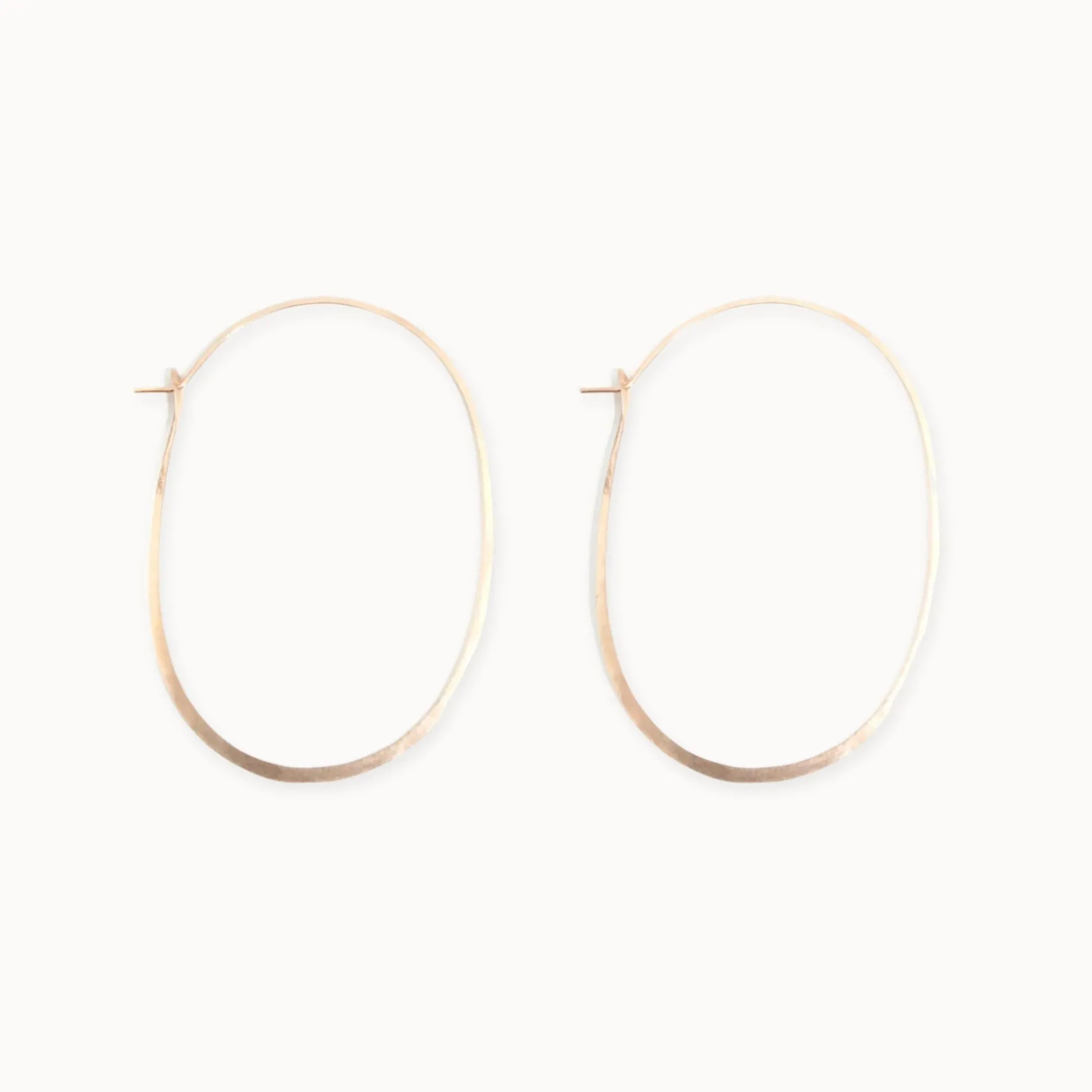 melissa_joy_manning_k_yel_0-4.webp Jewelry | Melissa Joy Manning 14k Yellow Gold Extra Large Oval Hoop