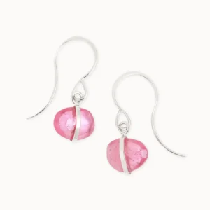 Jewelry | Melissa Joy Manning Sterling Silver Pink Sapphire Single Drop Earrings
