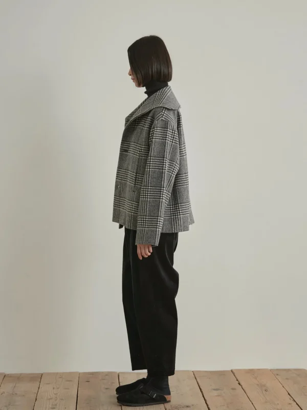 Outerwear | Nicholson u0026 Nicholson Nicholson & Nicholson My Sailor Coat Grey Check
