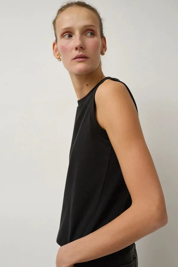 Tanks + Tees | No. 6 No. 8 Tank Black