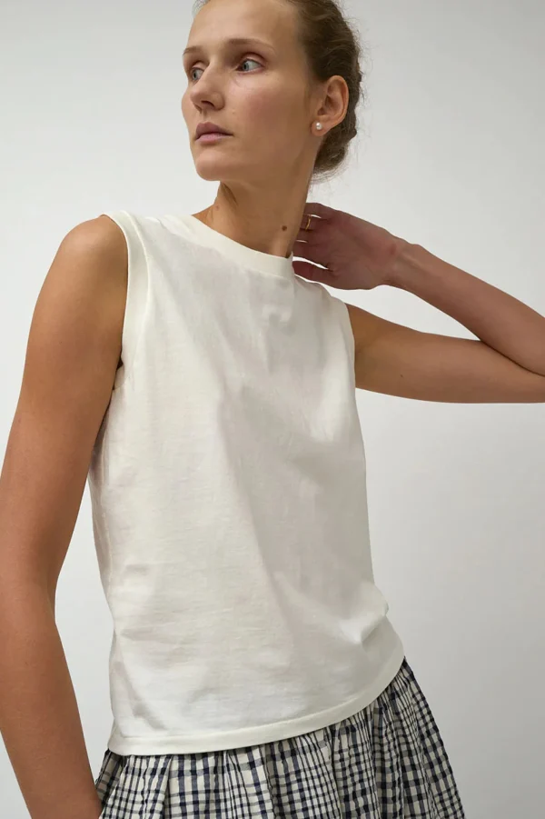 Tanks + Tees | No. 6 No. 8 Tank White