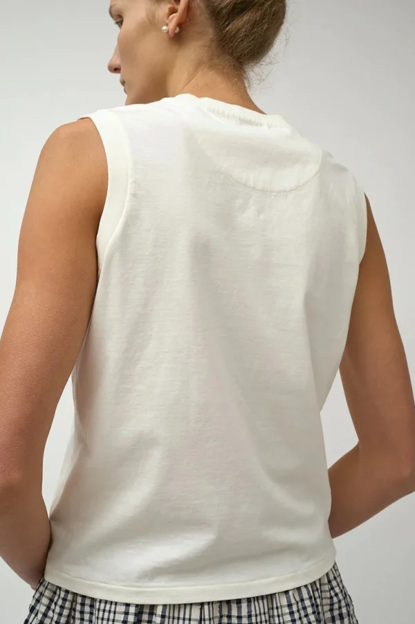 Tanks + Tees | No. 6 No. 8 Tank White