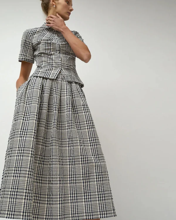 Skirts | No. 6 No.6 Navy & White Gingham Mel Skirt