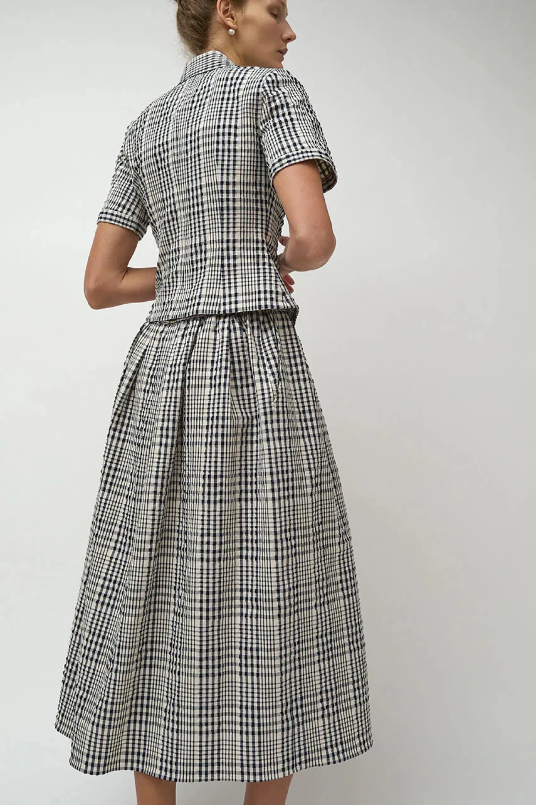 no_navy_amp_white_gingham_3.webp Skirts | No. 6 No.6 Navy & White Gingham Mel Skirt