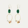 Jewelry | 5 Octobre Amma Green Earrings
