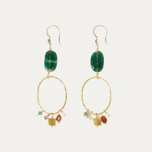 Jewelry | 5 Octobre Amma Green Earrings