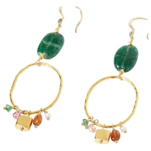 Jewelry | 5 Octobre Amma Green Earrings