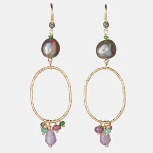 Jewelry | 5 Octobre Amma Violet Earrings