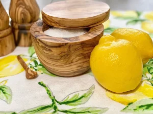 Home Decor | Pillows | Natural Olive Wood Olive Wood Salt Cellar