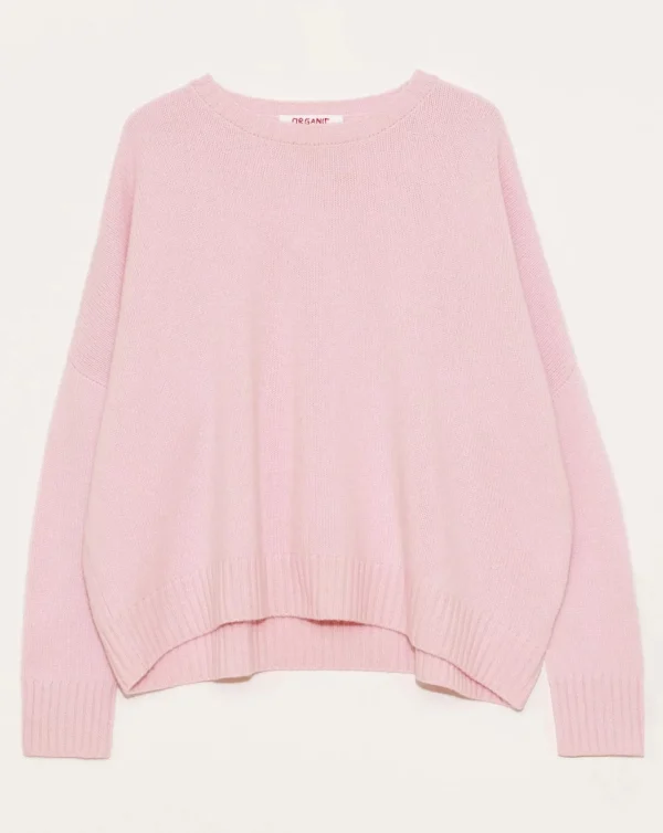 Sweaters | Organic by John Patrick Cashmere Wide Pullover Peony