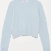Sweaters | Organic by John Patrick Cora Cashmere Thermal Pullover Aqua