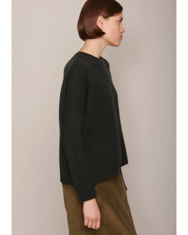 Sweaters | Organic by John Patrick Cashmere Wide Pullover Loden