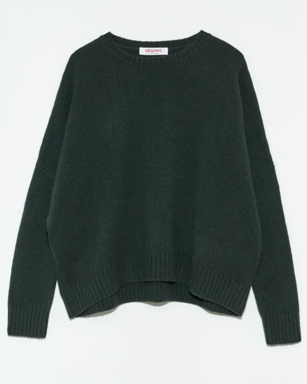 Sweaters | Organic by John Patrick Cashmere Wide Pullover Loden