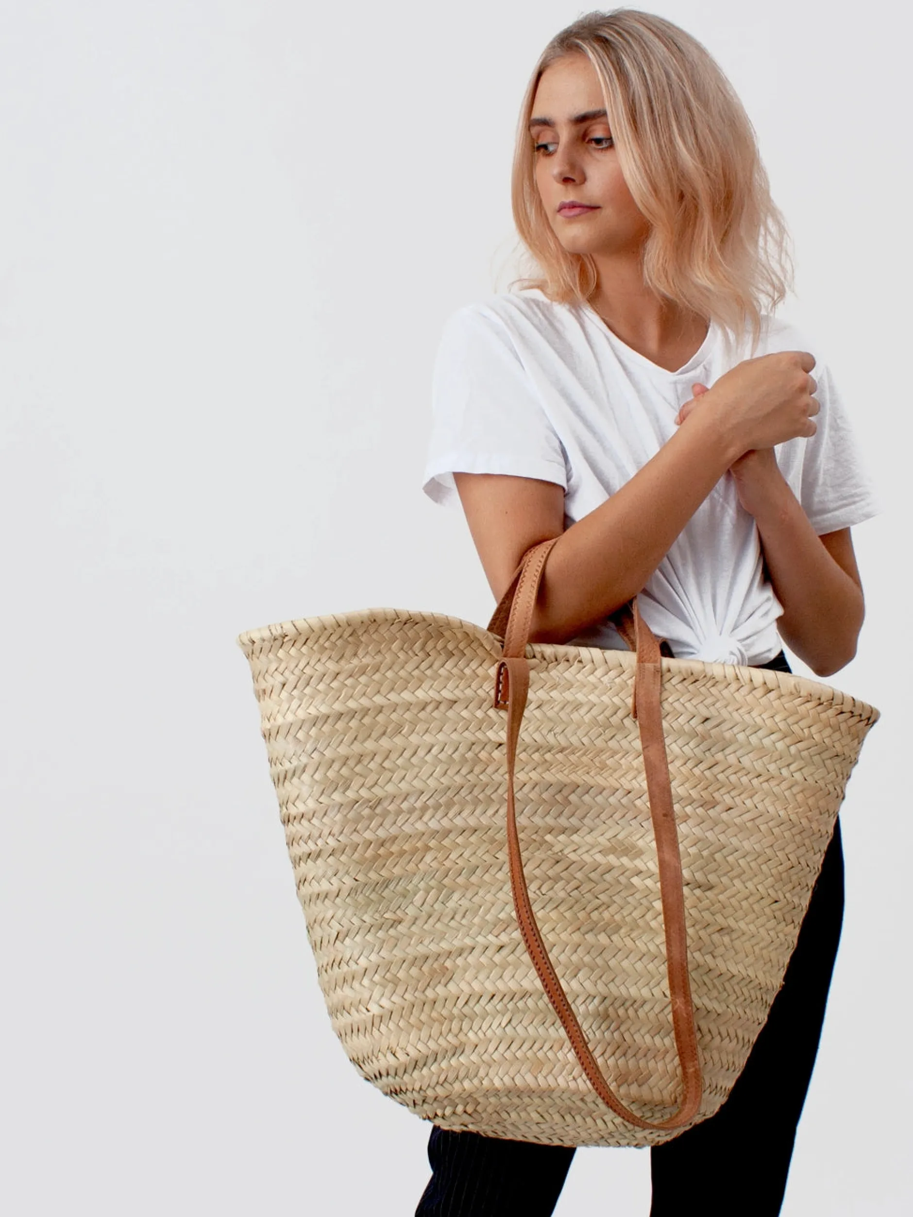 parisienne_shopper_basket_1.webp Bags | Thistle Hill Parisienne Shopper Basket