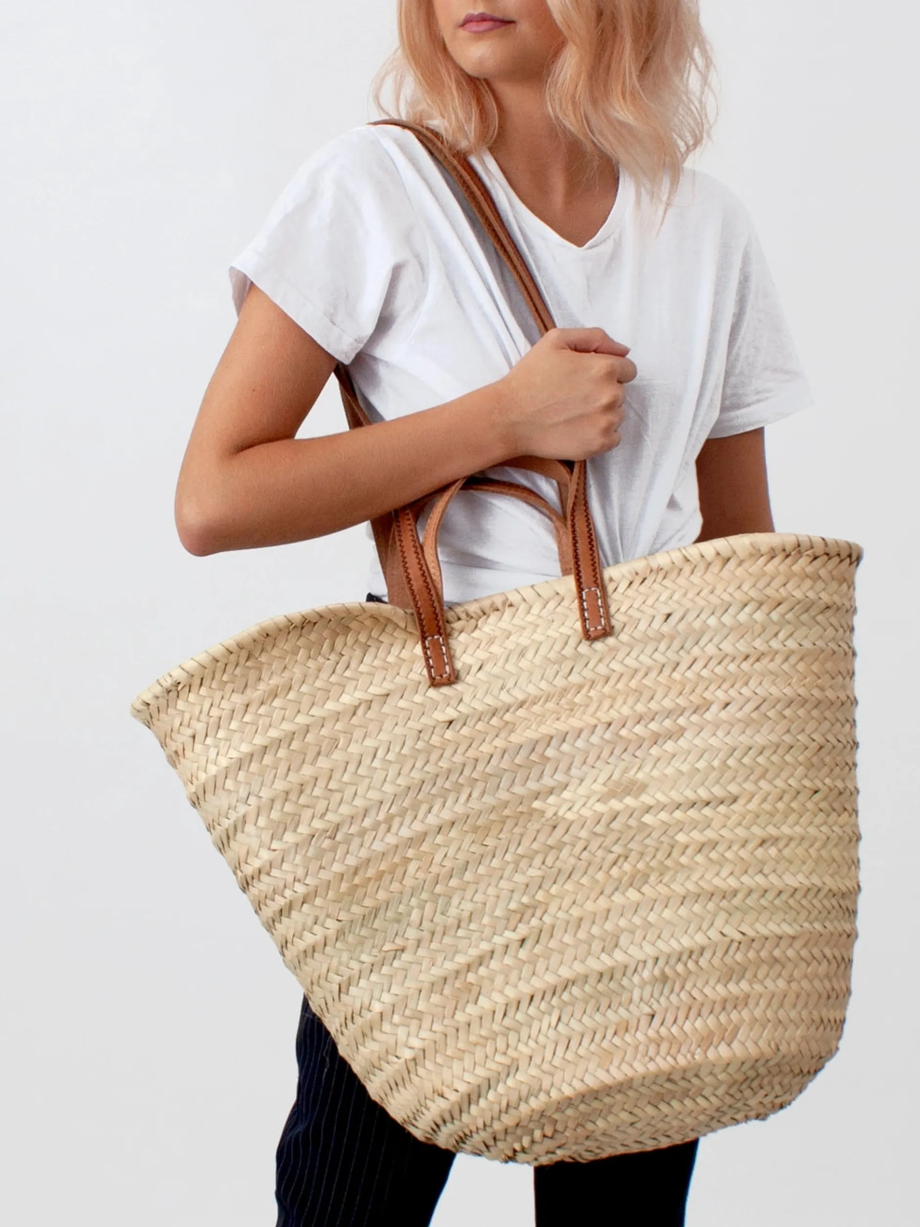 parisienne_shopper_basket_2.webp Bags | Thistle Hill Parisienne Shopper Basket