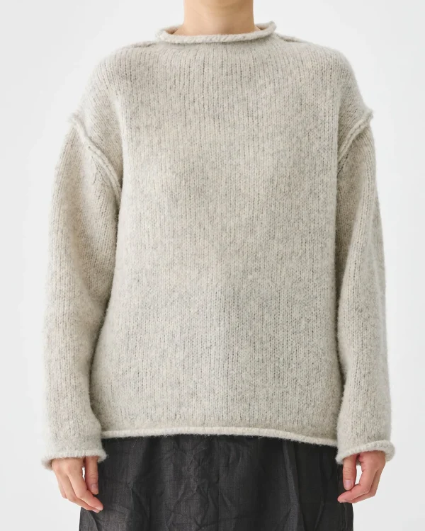 Sweaters | Pas De Calais Baby Alpaca Knit Pullover Natural