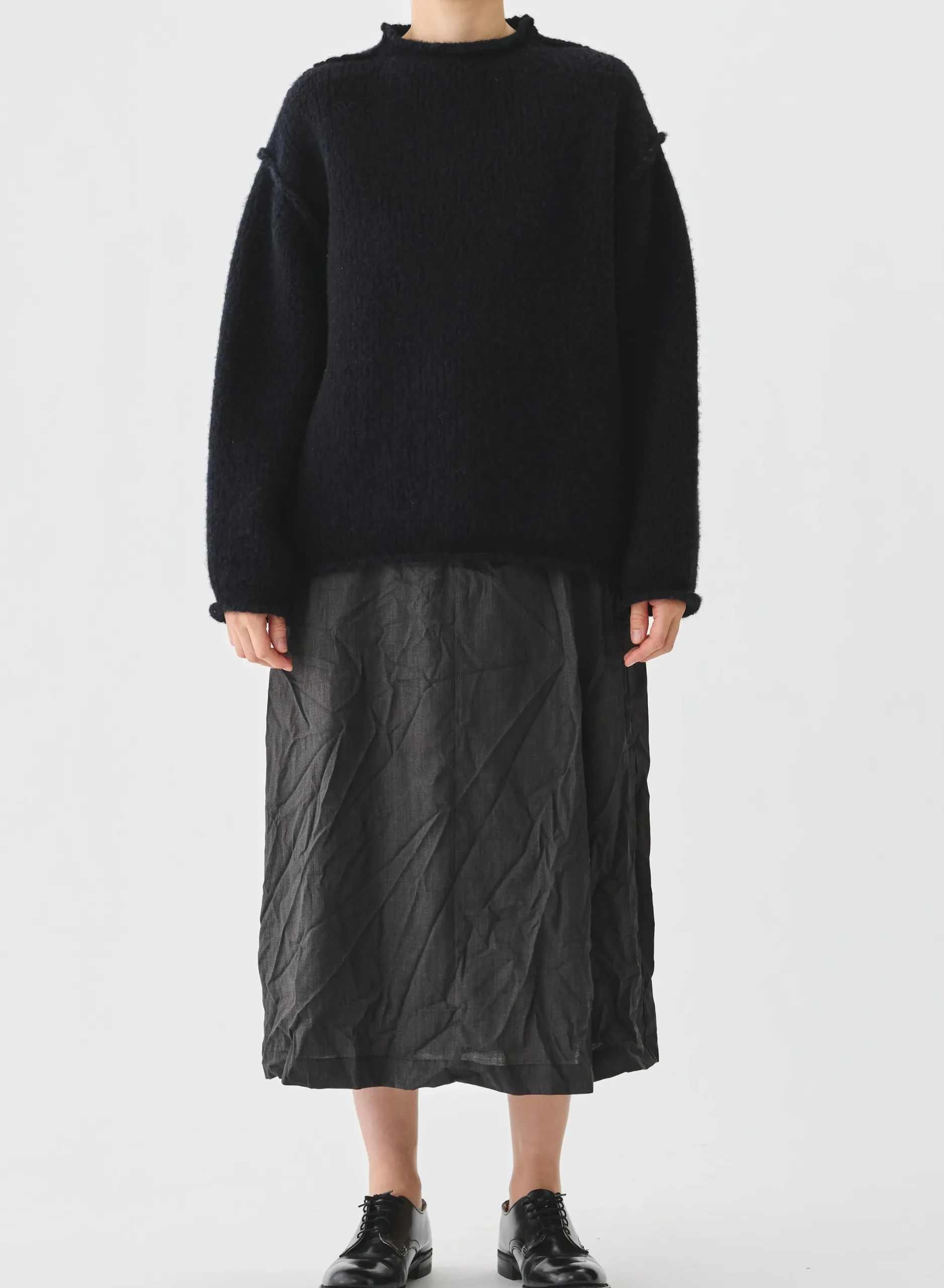 pas_de_calais_baby_alpaca_0.webp Sweaters | Pas De Calais Baby Alpaca Knit Pullover Black