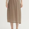 Skirts | Pas De Calais Bemberg Taffeta Slip Under Skirt Khaki