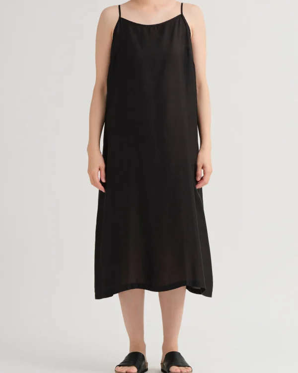 Dresses | Pas De Calais Bemberg Taffeta Slip Under Dress Black