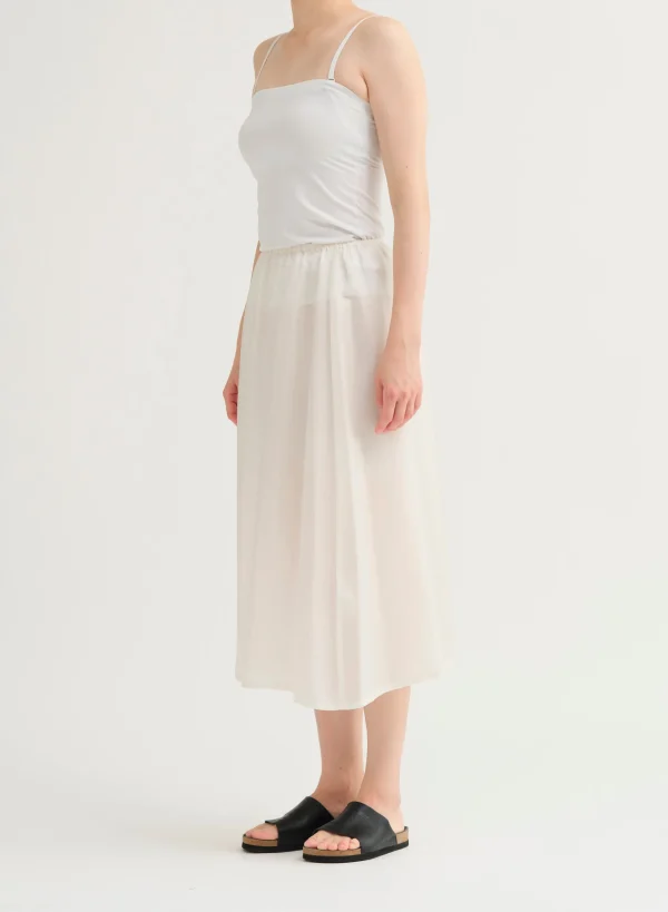 Skirts | Pas De Calais Bemberg Taffeta Slip Under Skirt Ivory