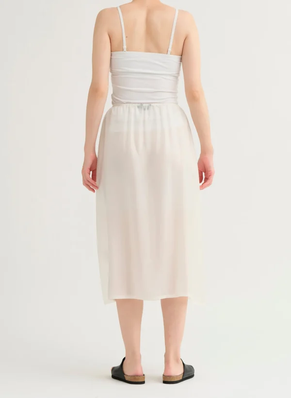 Skirts | Pas De Calais Bemberg Taffeta Slip Under Skirt Ivory