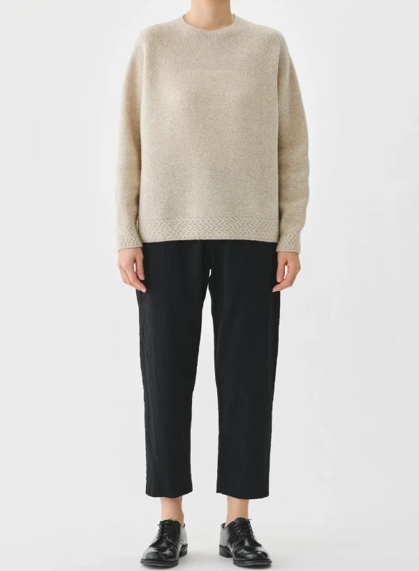 Sweaters | Pas De Calais Cashmere Crew Neck Knit Pullover Natural