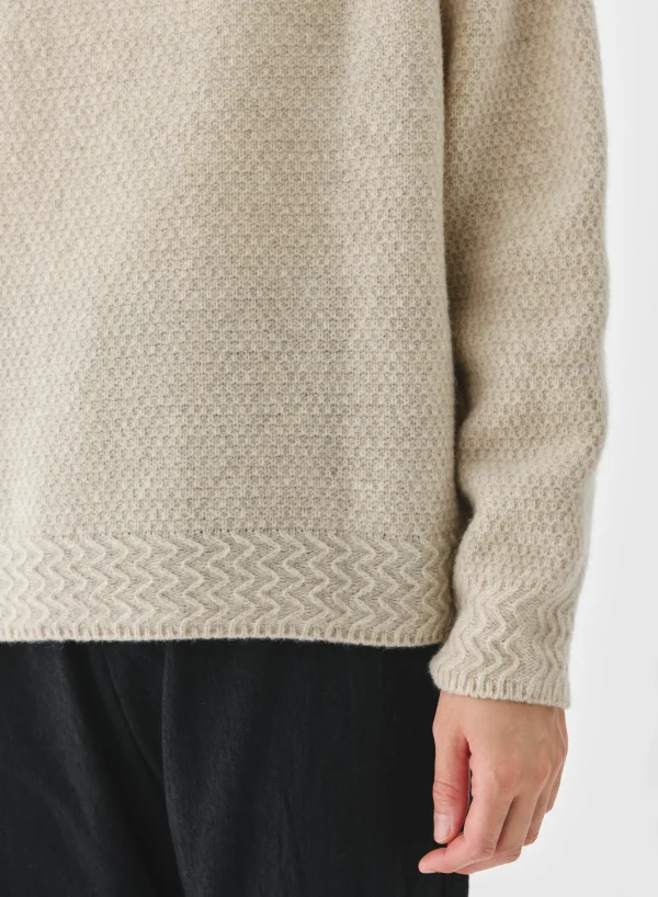 Sweaters | Pas De Calais Cashmere Crew Neck Knit Pullover Natural