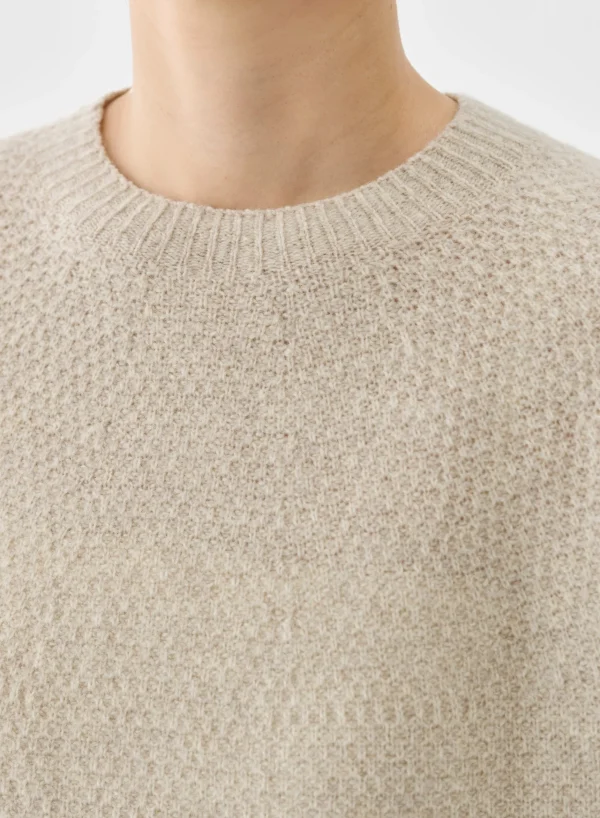 Sweaters | Pas De Calais Cashmere Crew Neck Knit Pullover Natural