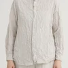 Shirts + Tops | Pas De Calais C/L Stripe Stand Collar Shirt Natural