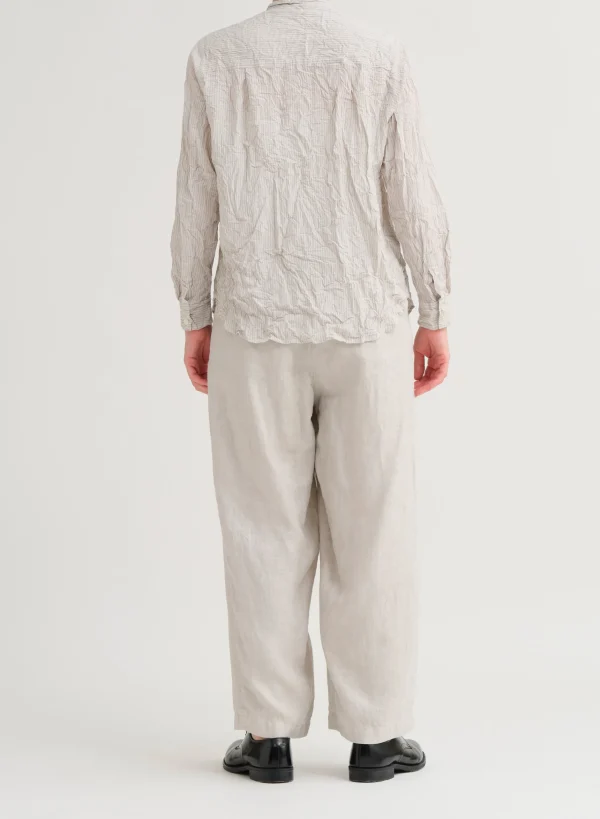 Shirts + Tops | Pas De Calais C/L Stripe Stand Collar Shirt Natural