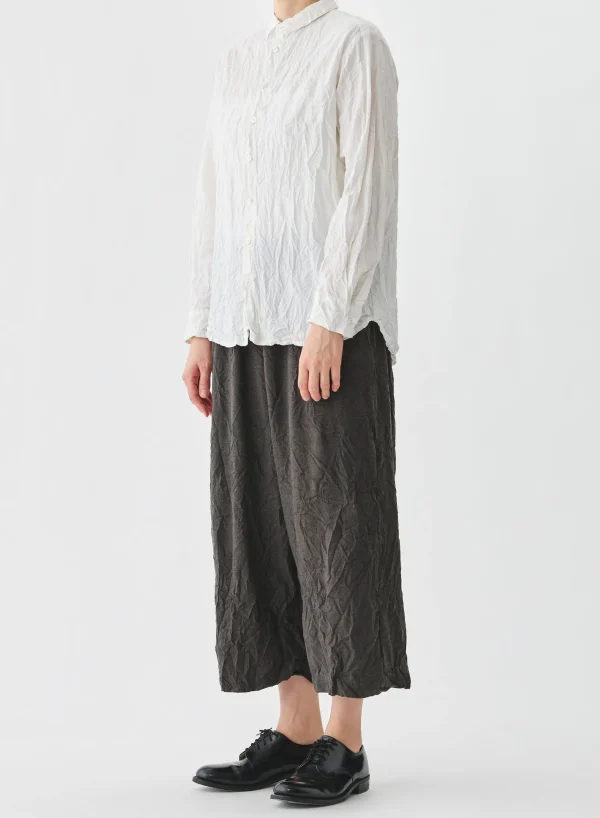 Shirts + Tops | Pas De Calais Classic Crinkle Cotton Blouse Off White