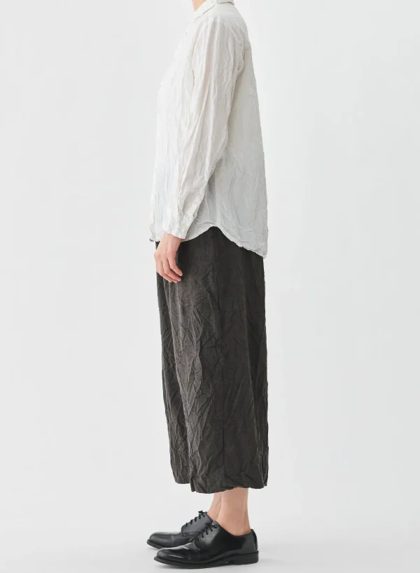 Shirts + Tops | Pas De Calais Classic Crinkle Cotton Blouse Off White
