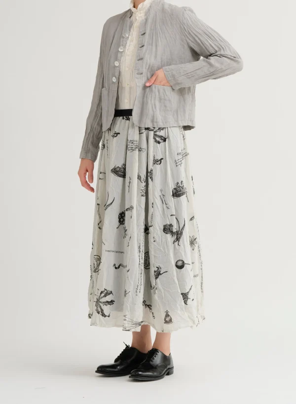 Outerwear | Blazers | Pas De Calais French Linen Short Jacket Grey