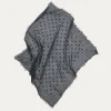 Scarves | Pas De Calais Light Wool Dot Print Scarf Green