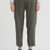 Pants | Pas De Calais Linen Twill Tapered Pants Khaki