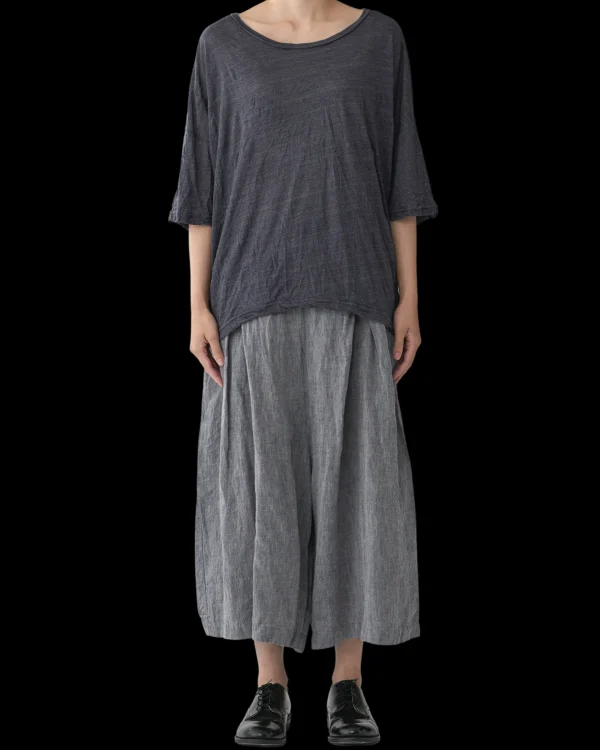 Pants | Pas De Calais Normandy Linen Wide Pants Navy
